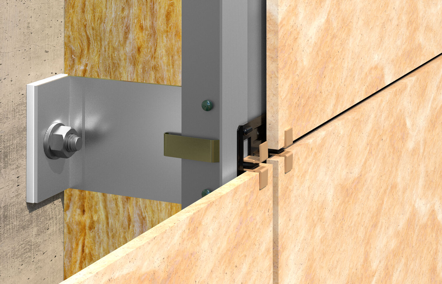 fischer Wall holder FLH 180x80x3/6,5-11/F-SP AL